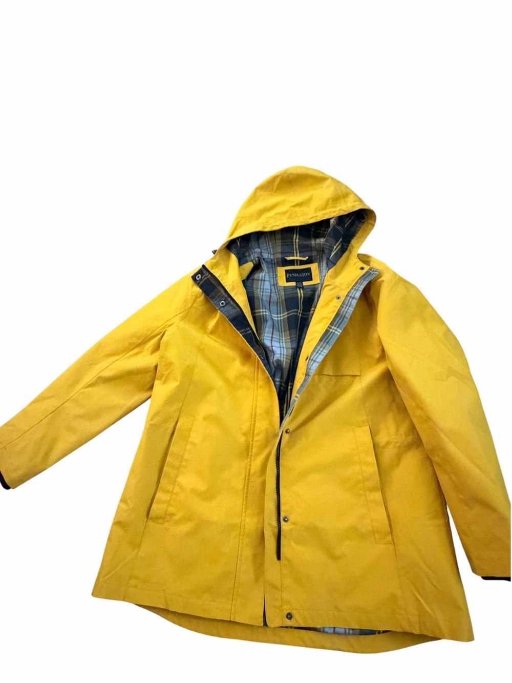 Yellow Hooded Rain Jacket - Pendleton